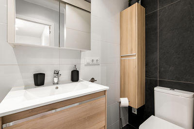 Interior of bathroom