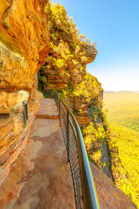 Scenic view of mountain against sky