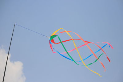 Low angle view of multi colored sky