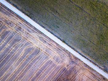 High angle view of water