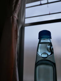 Close-up of car window