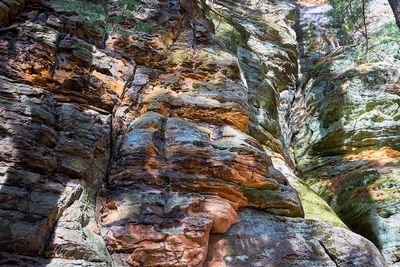 Full frame shot of rock formation