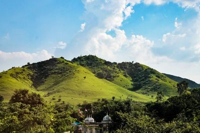 Scenic view of landscape against sky