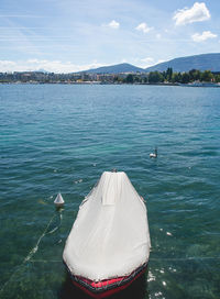 Boats in sea