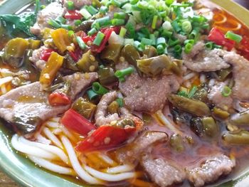 Close-up of salad in bowl