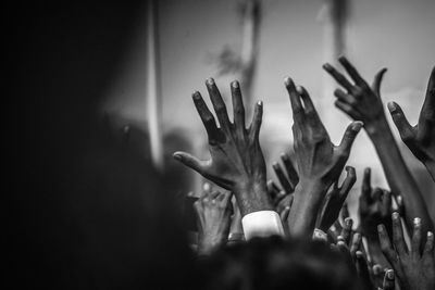 Close-up of hands