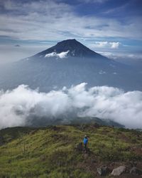 Scenic view of landscape against sky