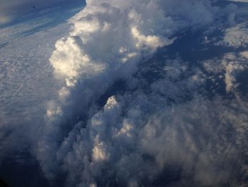 Low angle view of clouds in sky