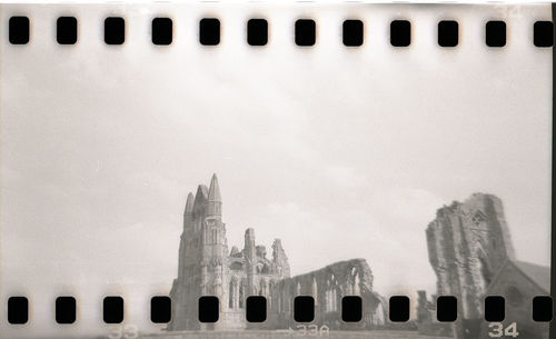 Buildings against sky in city