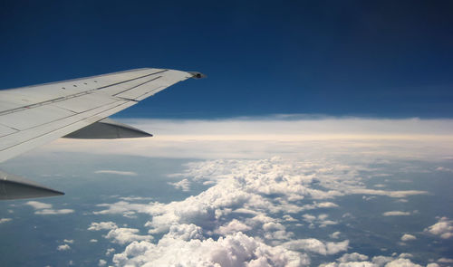 Aerial view of cloudscape against sky