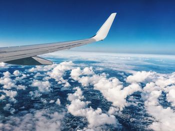 Aerial view of cloudscape