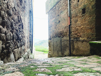 View of old ruin building