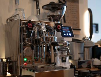 Close-up of coffee cups