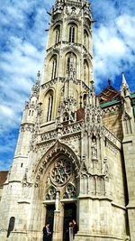 Low angle view of church