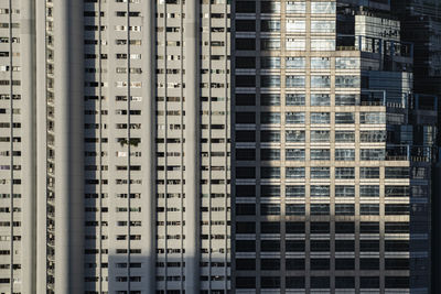 Detail of high rise building in the sathorn area of bangkok