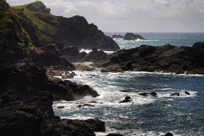 Dramatic coast line