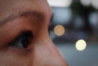 Close-up of human eye