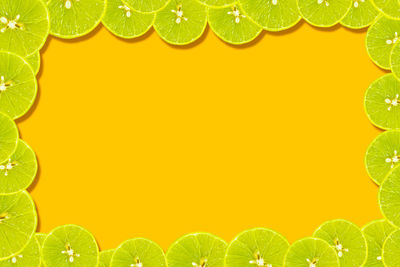 Digital composite image of orange fruit