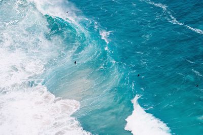 Aerial view of sea