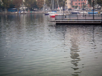 Boats in water