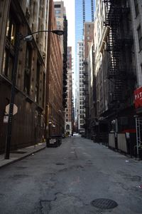 Street amidst buildings in city