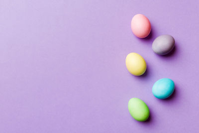 Close-up of pills on blue background