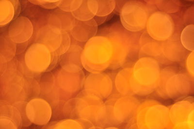 Defocused image of lights