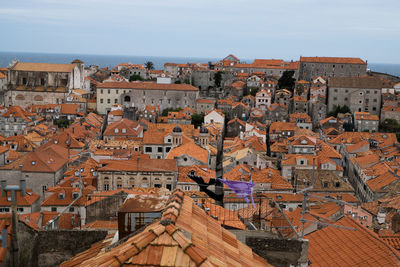Townscape against sky
