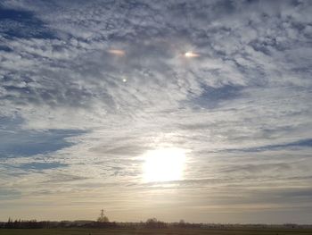 Scenic view of sky during sunset