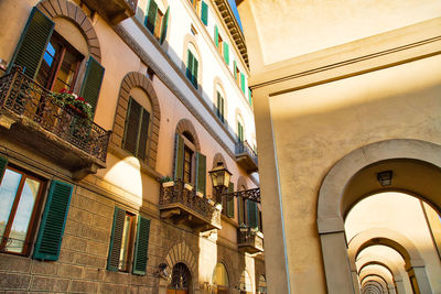 Low angle view of historical building