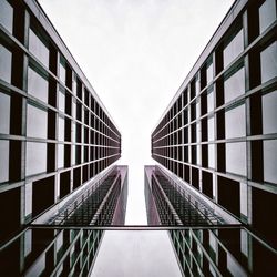 Low angle view of modern building