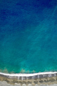 High angle view of sea