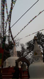 Low angle view of building against sky