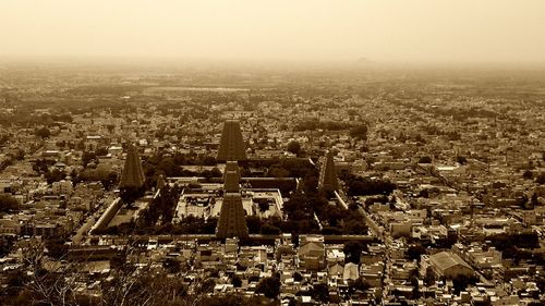 Aerial view of city