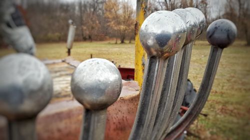 Close-up of metal
