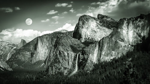 Panoramic view of landscape against sky
