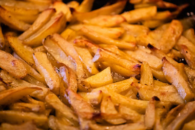 Homemade baked potatoes just out of the oven.