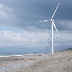 Natural energy sourcescenic view of beach against sky