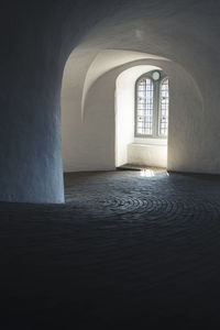 Empty corridor of building