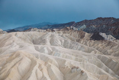 Scenic view of desert against sky