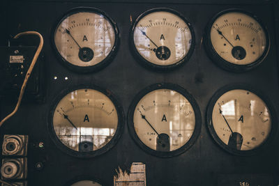 Close-up of clock