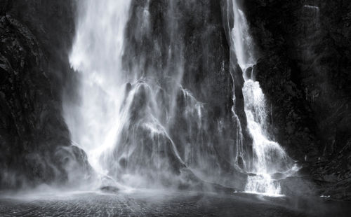 View of waterfall