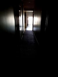 Empty corridor of building