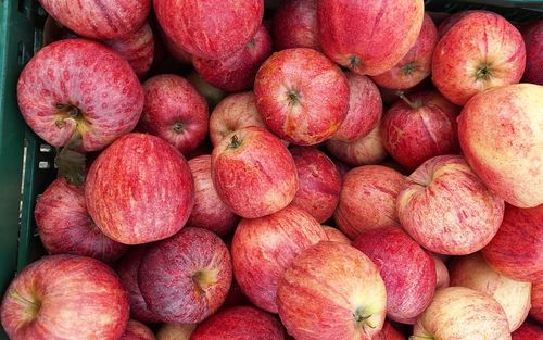 Full frame shot of apples