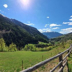 Scenic view of landscape against sky