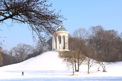 Built structure in winter