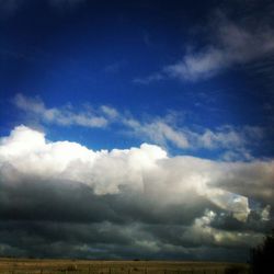 Low angle view of cloudy sky