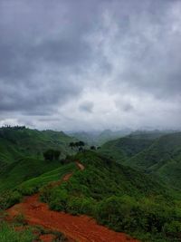 Scenic view of landscape against sky