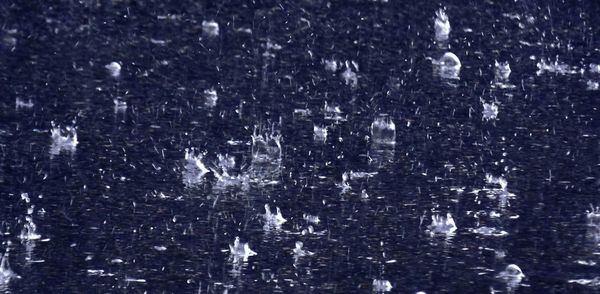 Full frame shot of water during rainy season