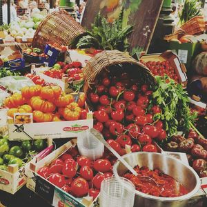Fruits for sale in market